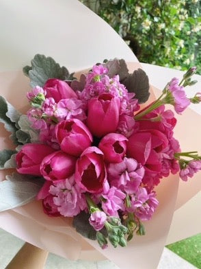 Bouquet tulips